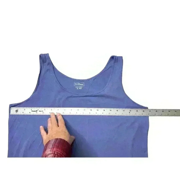 LL bean tank top size XL Petite Larkspur - Picture 5 of 6